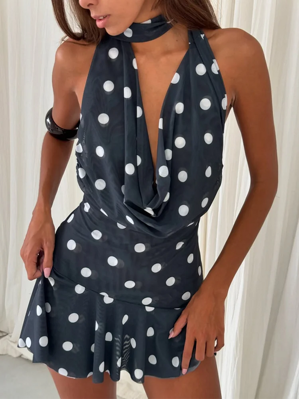 Vestido Poá Alena